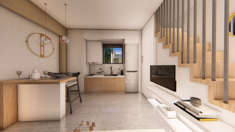 Продажа - Двухуровневая квартира 62 m² в пригороде Кавалы