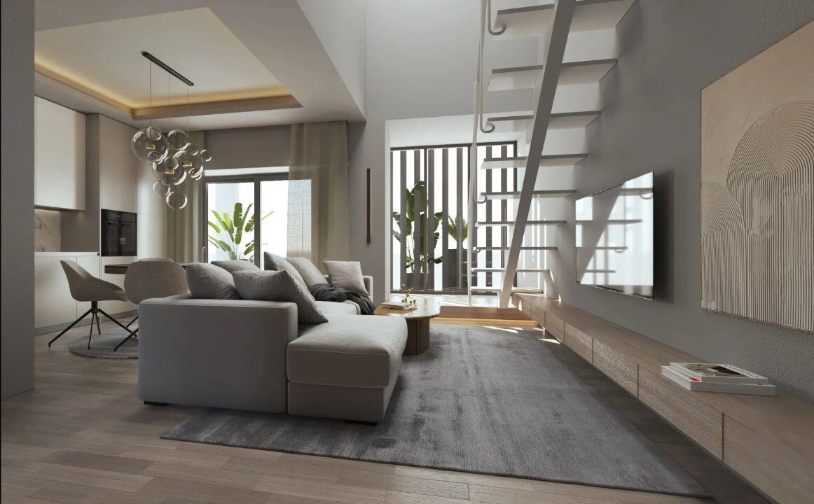 Продажа - Двухуровневая квартира 112 m² в Салониках