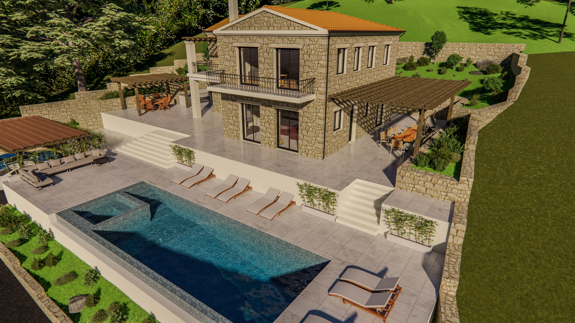 Продажа - Вилла 200 m² на о. Корфу